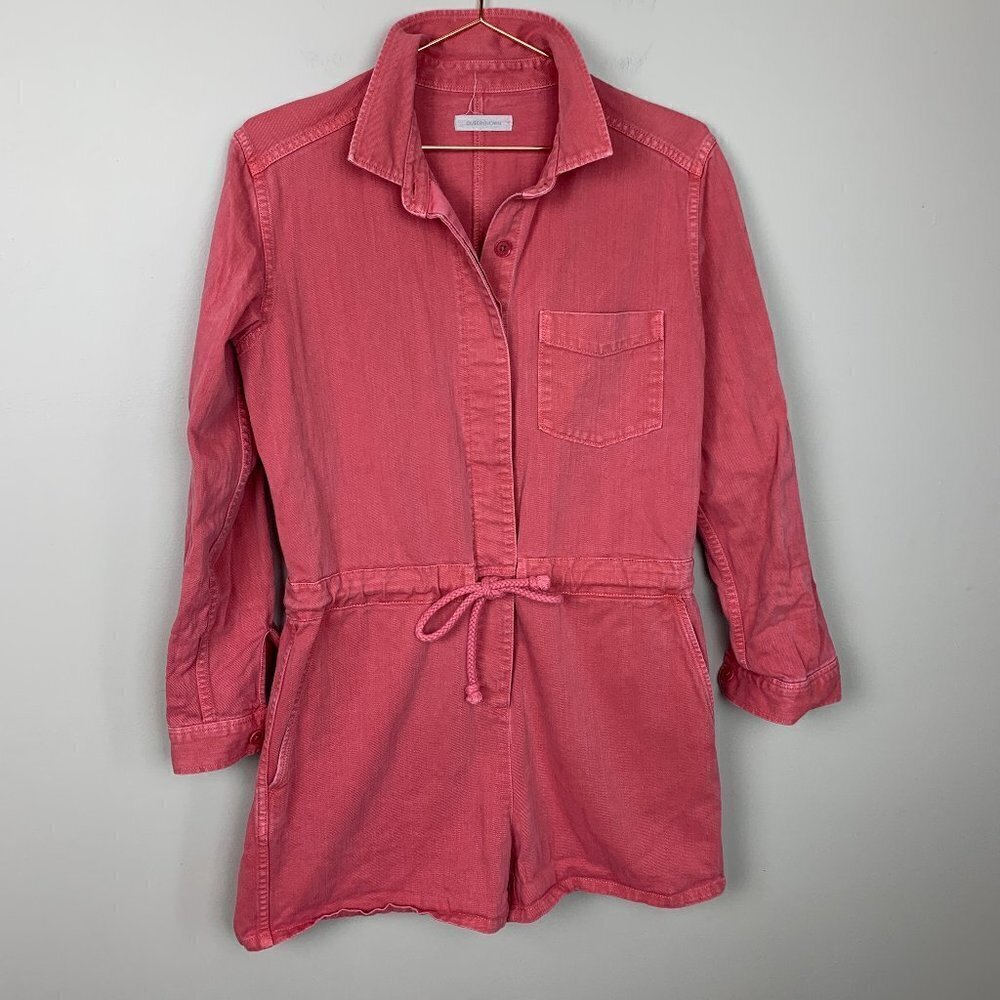 Outerknown Wander Long Sleeve Cotton Jumper - Size Small